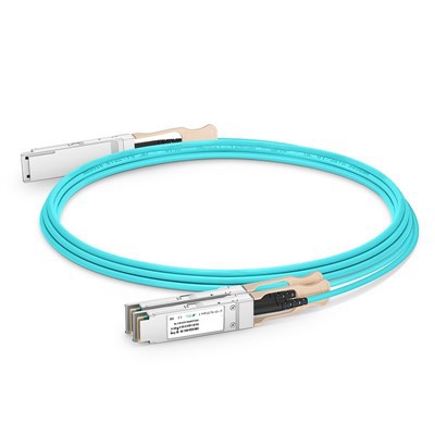 200g QSFP56 ila 2x 100g QSFP28 Aktif Optik Kablo (AOC), 1m -20 m