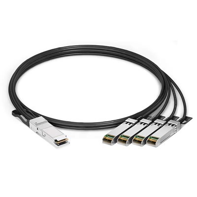 Üstün Kalite Uyumlu 1 0 0G QSFP28 ila 4 x 25G SFP28 Pasif Doğrudan Takip Bakır Breakout kablosu 0.5m -5 m